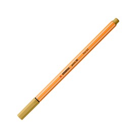 Fineliner - STABILO point 88 - Pack of 10 - Khaki
