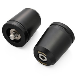 Daytona 49816 Motorcycle Bar End for Kawasaki (M8) Ultra Heavy Weight Bar End, Black