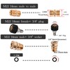 Pressure Washer Hose 1/4 Inch 100FT,Kink Resistant Super Flexible Replacement