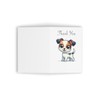 DistinctInk Greeting Card/Note Card -Toy Fox Terrier Puppy Cartoon Birthday