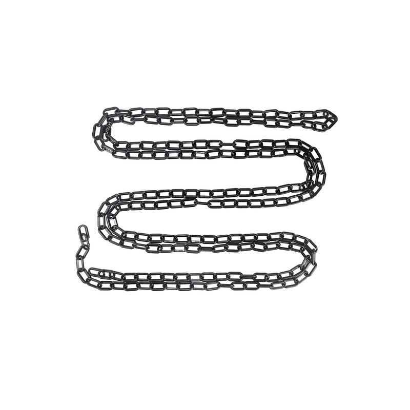 QWORK® 5M x 6mm Chain Link Fence, Plastic Chain Barrier