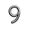 Ultion Sweet Chrome Door Numbers '9' - 3.5inch height -