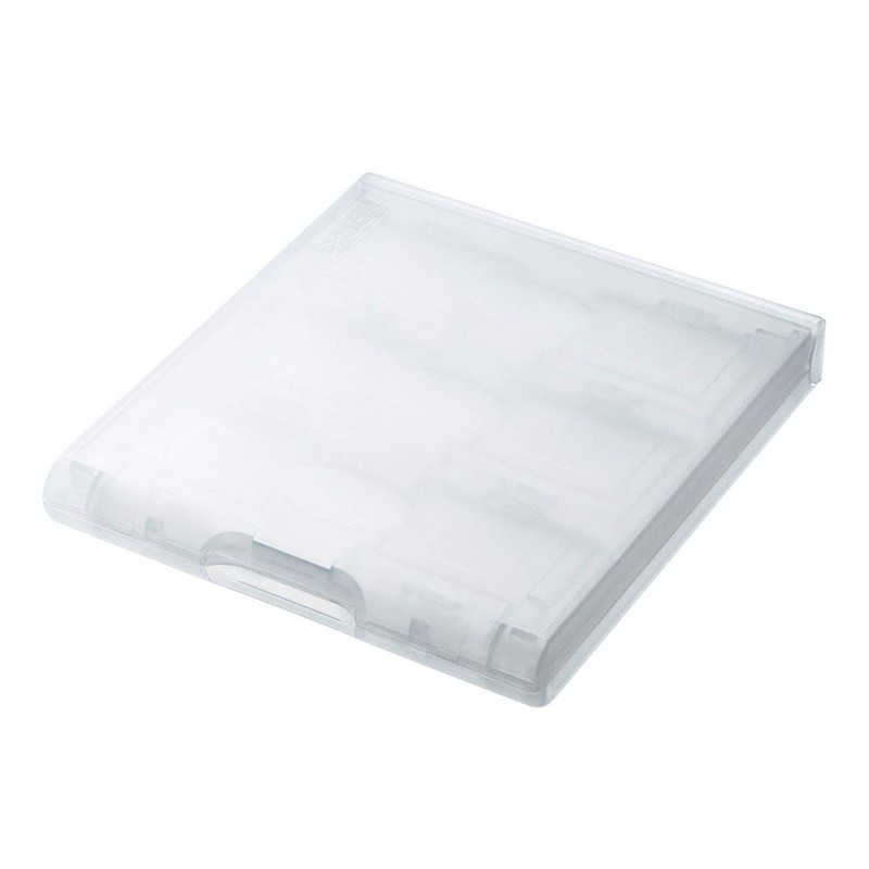 Sanwa Supply FC-MMC26CL SD Card Case (12 Card Storage) Clear