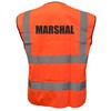 Marshal Orange Hi Vis Viz Safety Vest Waistcoat Reflective High