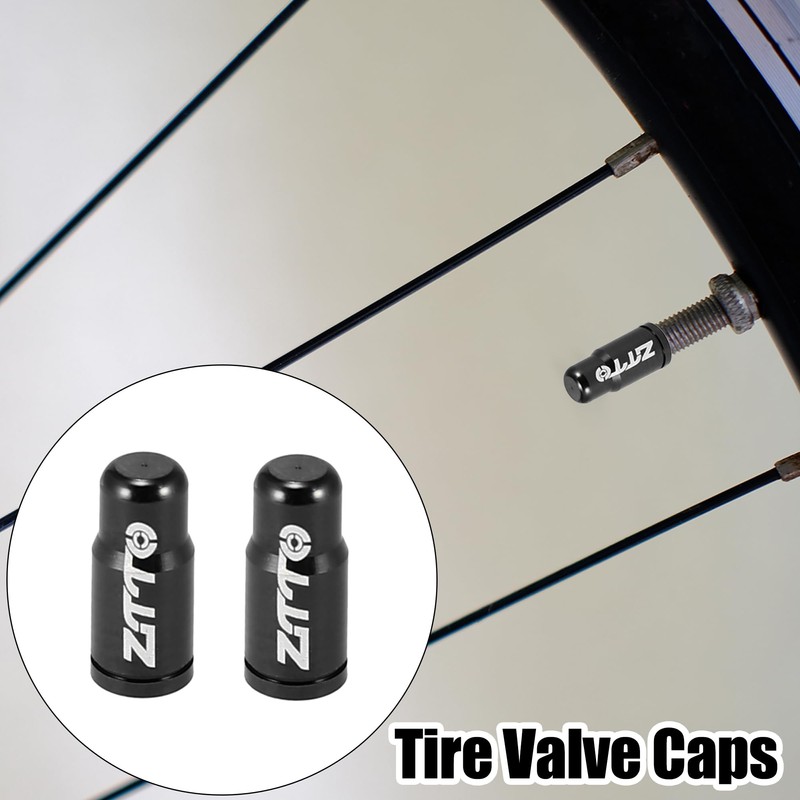 X AUTOHAUX 6pcs Tire Valve Caps Dust Covers for Bicycle