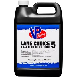 VP Racing Fuels 2351, Lane Choice 5 Tire Traction Track Prep Compound - Gallon