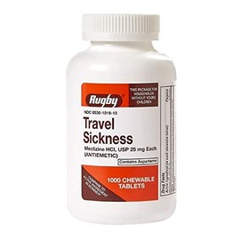 Travel Sickness 25mg 1000 Chewable Tablets