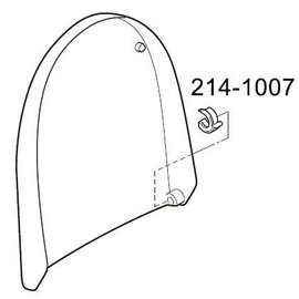 Genuine 214-1007 LIXIL LIXIL INAX Detachable Lever Toilet Parts