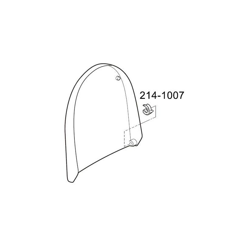 Genuine 214-1007 LIXIL LIXIL INAX Detachable Lever Toilet Parts
