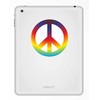 2 x 10cm Peace Vinyl Sticker Symbol Hippy Camper Van
