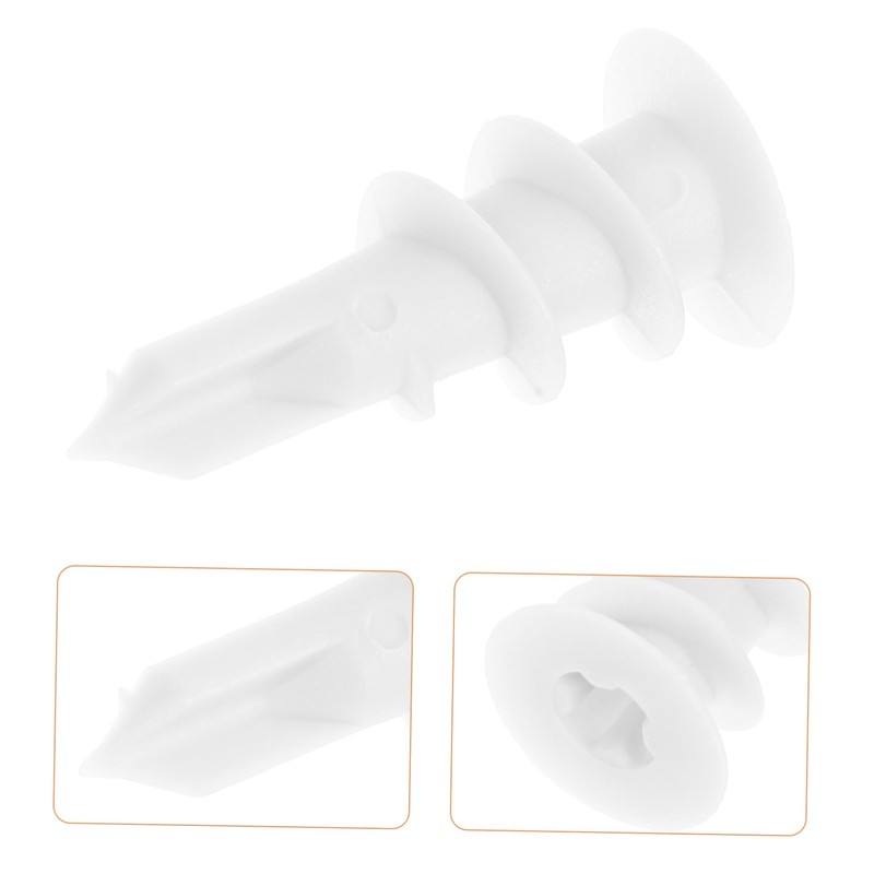 ULTECHNOVO 20pcs Plasterboard Expansion Tubes Plastic Fixing for Easy Wall