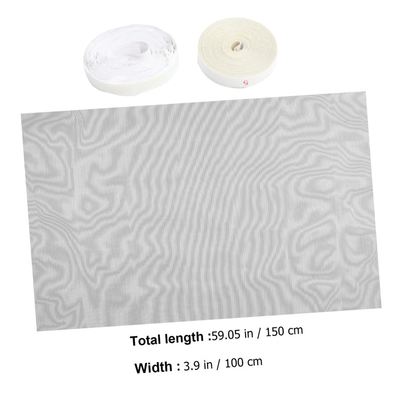 WHAMVOX 1set Mosquito Screen Net Removable Fly Screen Mesh for