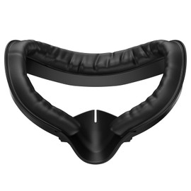VZNEK New Face Cover Pad for Oculus Quest 2, Sweatproof PU Leather Facial Interface & Face Cushion Pad - VR Accessories for Meta Quest 2, Ergonomical Design (Q2MZ)