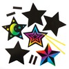 Star Scratch Art Magnets (Pack of 10)
