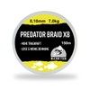 Major Fish Predator Braid 8-Way Braided Fishing Line Lemon Yellow