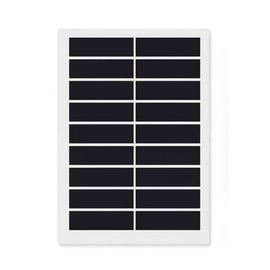 1.75" x .5" Small Rectangle, Adhesive Striker Match Striker Stickers for Easy Match Lighting (18)