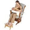 My Brest Friend Nursing Stool Adjustable for Comfort, Wood Ergonomic
