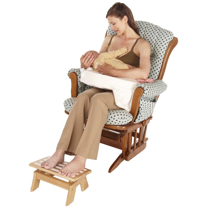 My Brest Friend Nursing Stool Adjustable for Comfort, Wood Ergonomic