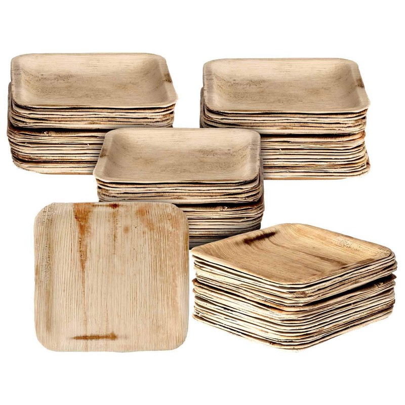 Palmplate High-quality environmentally friendly disposable tableware made of palm leaves,