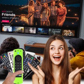 Covers for Alexa Voice Remote for Fire TV Stick 4K, Fire TV Stick, Fire TV Shockproof Protective Silicone Case - Glow in The Dark Green