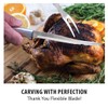 Rada Cutlery Carver Boning Knife, Silver Handle, Pack of 2