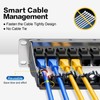PBAEGAV Patch Panel 12 Port with 12 Pcs Cat6 Keystone