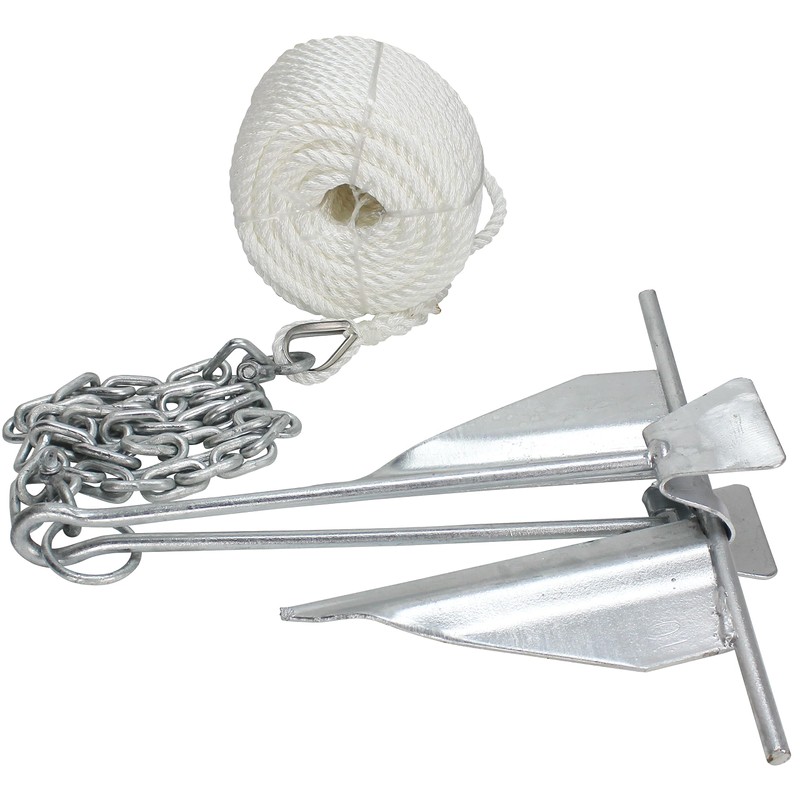Extreme Max 3006.6717 Complete Slip Ring Anchor Kit with Rope