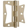 4301 Hillman 3-1/2" Non Mortise Hinge - Removable Pin - Brass Finish 2-Pk