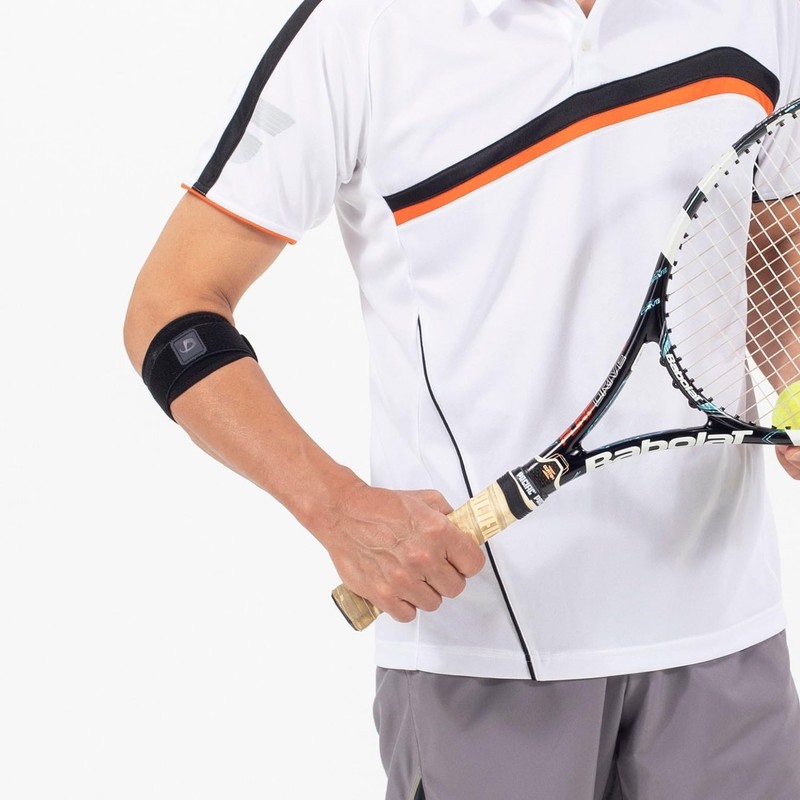 Phiten Elbow Supporter, Metax Elbow Band, Middle Type, L Size,