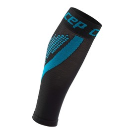 CEP - NIGHTTECH CALF SLEEVE 2.0 for men | Reflective leg compression sleeves in blue, size V