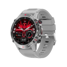 Trevi T-FIT 510A Smart Watch with Wireless Call Function, Large Display 1.43 Inch AMOLED Smart Watch to Control Physical Activity and Wellbeing, Sleep Monitor, Waterproof IP68