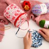 Coopay Small Yarn Storage Bag, Crochet Bag, Knitting Bag, Knitting