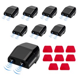 Suvnie 8 PCS Deer Whistles for Cars, Avoid Collisions Deer Warning Whistle with Adhesive Tape, Ultrasonic Animal Alert Devices for Motorcycle Truck SUV, Car Accessories