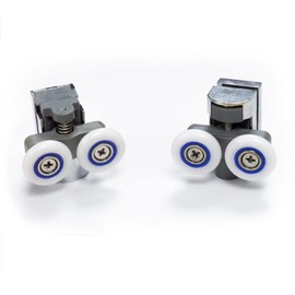 Nes Home 8 Shower Door Wheels 23mm 4 Top and Bottom Roller Runners Chrome