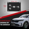 No Drill Front License Frame Compatible with Kia 2011-up Optima