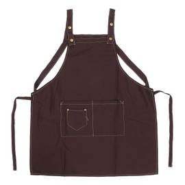 Nail Polish Apron Adjustable Nail Salon Kitchen Bib Aprons Cosmetic Manicure SuppliesBrown