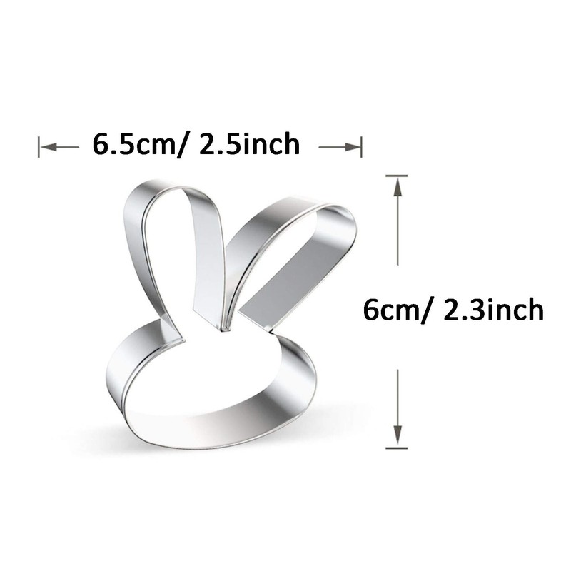 WJSYSHOP Rabbit Bunny Cookie Cutter - D