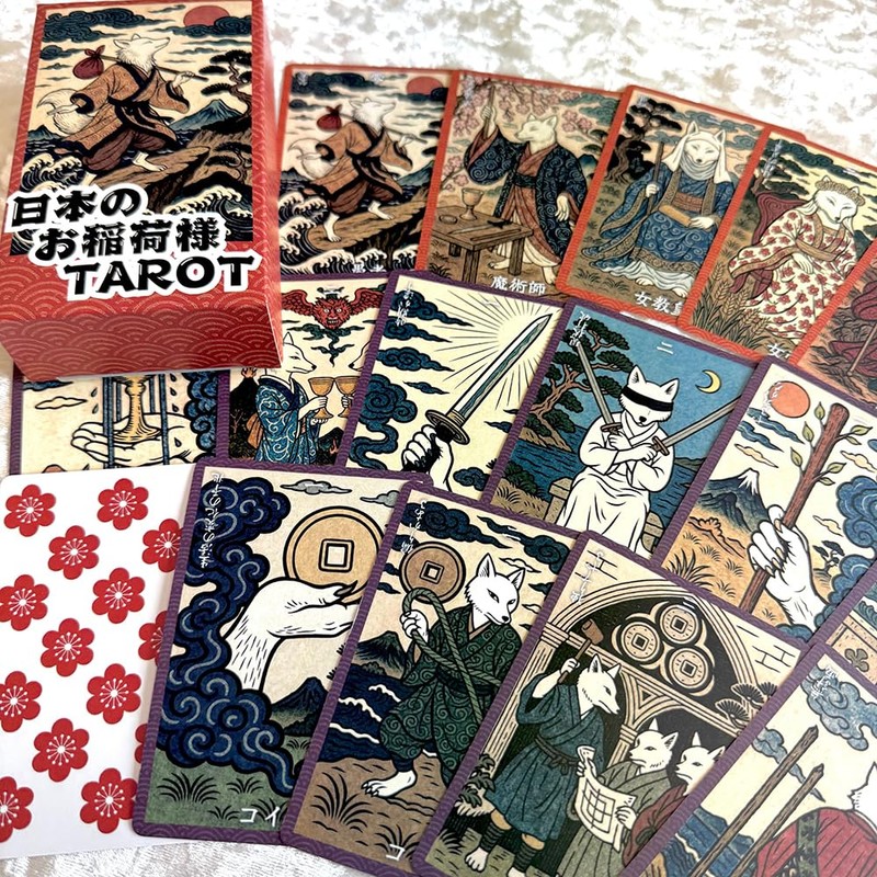 Japanese Rice TAROT | Lotus | 78 Cards (Genuine Product)