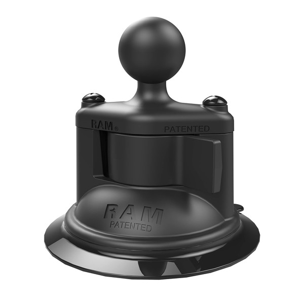 RAM MOUNTS Twist-Lock Composite Suction Cup Base with Ball RAP-B-224-1U with B Size 1" Ball