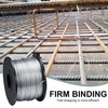 Steel Rebar Tie Wire Coil 10 Rolls, 1/32" 0.8 mm