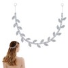 FAIRYGATE Headbands Women Bridal Headpiece Crystal Wedding Hair Vine Leaf