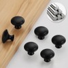 Ansodo Pack of 12 Drawer Knobs, Round Furniture Knobs, Cupboard