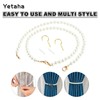 Yetaha Pearl Curtain Tie Backs, 2Pcs Elegant Pearl Tiebacks, Romantic