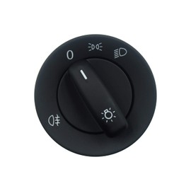 DKAEUK VWHS035 Headlight Switch Fit for V.W Caddy III Estate (2KB, 2KJ, 2CB, 2CJ) Box (2KA, 2KH, 2CA, 2CH) 2004-, TOU.RAN (1T1, 1T2) 2003-