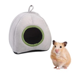 Fayemint Small Animal Bed, Guinea Pigs, Cuddly Cave Small Animal Bed, Hamster House Bed, with Cushion, for Hamsters, Chinchillas, Squirrels, Rabbits and Other Small Animals
