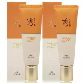 Bichup 수려한 안심성분 자단 비책 선크림 50ml 2개 Elegant Soothing Sunscreen 50ml 2pcs [Elegant Bichup Self Sun Cream 50ml x 2]