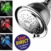 DreamSpa® PowerSpa® LED High Pressure Shower Head with 4 Settings