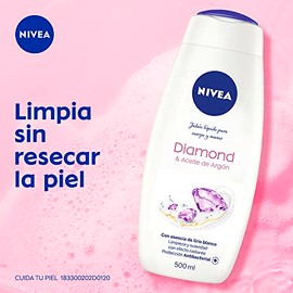 NIVEA Shower Jabón Líquido para Cuerpo Diamond Touch, 500 ml