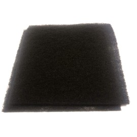 The Filter Pro Black Coarse Filter Media, 1.25" Thick, 24" x 24" Pads, 2 Pack, Perfect for Aquariums, Ponds or Water Gardens, Made in USA