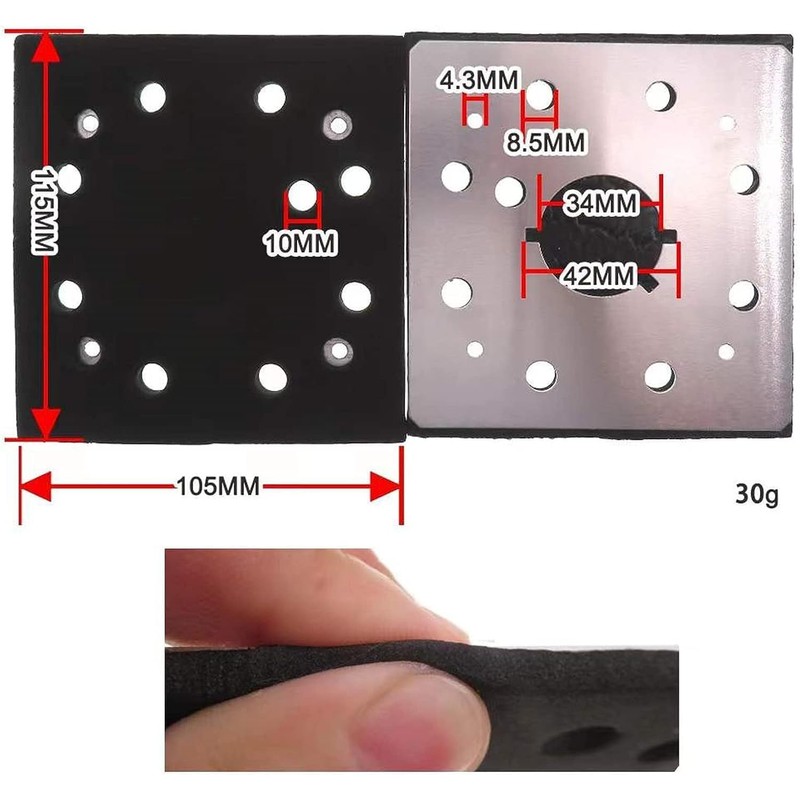 Sander Pad & Backing Plate for Dewalt 151284-00 151284-00SV DW411